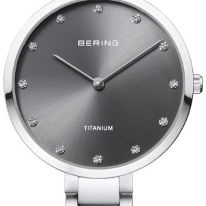 Bering Titanium Damklocka 11334-772 Grå/Titan Ø35 mm