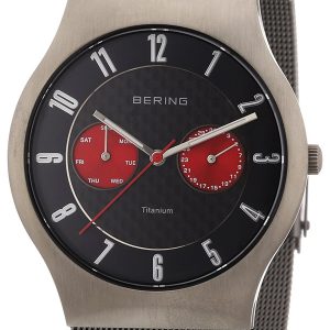 Bering Titanium Herrklocka 11939-079 Svart/Titan Ø39 mm