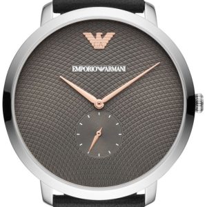 Emporio Armani 99999 Herrklocka AR11162 Grå/Läder Ø42 mm