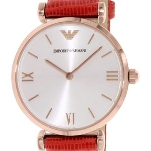 Emporio Armani Classic AR1876 Silverfärgad/Läder Ø32 mm