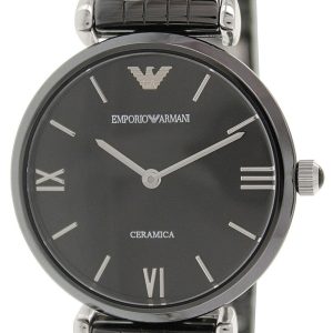 Emporio Armani Damklocka AR1487 Svart/Keramik Ø32 mm