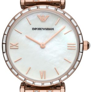 Emporio Armani Gianni T-Bar Damklocka AR11295 Flerfärgad/Läder Ø32