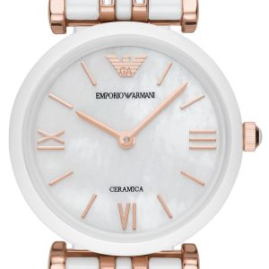 Emporio Armani Gianni T-Bar Damklocka AR70004 Flerfärgad/Keramik