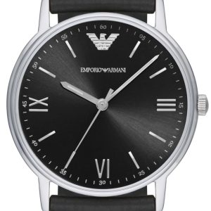 Emporio Armani Herrklocka AR11013 Dress Svart/Läder Ø41 mm