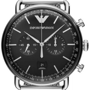 Emporio Armani Herrklocka AR11104 Svart/Stål Ø43 mm