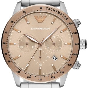 Emporio Armani Herrklocka AR11352 Mario Roséguldstonad/Stål Ø43 mm