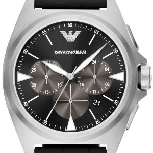 Emporio Armani Herrklocka AR11430 Nicola Svart/Läder Ø41 mm