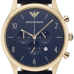 Emporio Armani Herrklocka AR1862 Classic Blå/Läder Ø43 mm