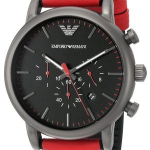 Emporio Armani Herrklocka AR1971 Sportivo Svart/Gummi Ø46 mm