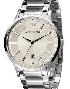 Emporio Armani Herrklocka AR2430 Vit/Stål Ø43 mm