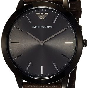 Emporio Armani Herrklocka AR2483 Svart/Läder Ø43 mm