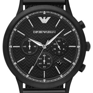 Emporio Armani Herrklocka AR2498 Renato Svart/Stål Ø43 mm