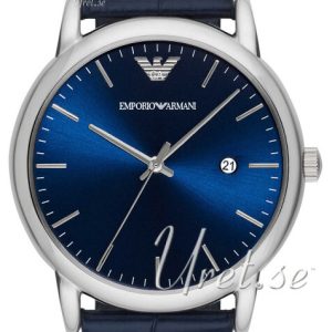 Emporio Armani Herrklocka AR2501 Dress Blå/Läder Ø43 mm