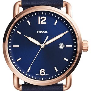 Fossil 99999 Herrklocka FS5274 Blå/Läder Ø42 mm