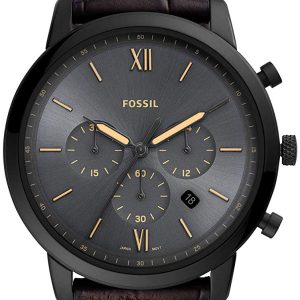 Fossil 99999 Herrklocka FS5579 Grå/Läder Ø44 mm