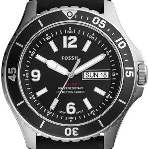 Fossil 99999 Herrklocka FS5689 Svart/Gummi Ø48 mm