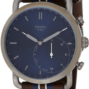 Fossil 99999 Herrklocka FTW1182 Blå/Läder Ø42 mm