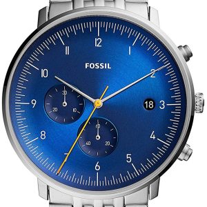 Fossil Chase Timer Herrklocka FS5542 Blå/Stål Ø42 mm