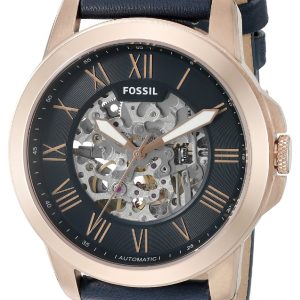 Fossil Grant Herrklocka ME3102 Svart/Läder Ø45 mm