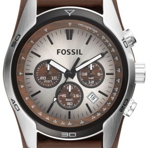 Fossil Herrklocka CH2565 Casual Silverfärgad/Läder Ø44 mm