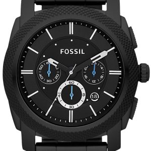 Fossil Herrklocka FS4552 Machine Svart/Stål Ø45 mm