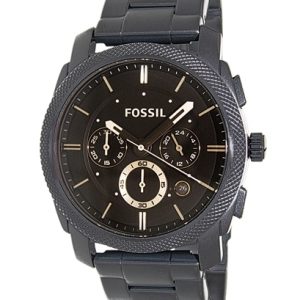 Fossil Herrklocka FS4682 Machine Svart/Stål Ø42 mm