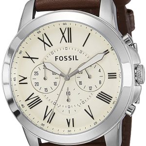 Fossil Herrklocka FS4735 Dress Antikvit/Läder Ø44 mm