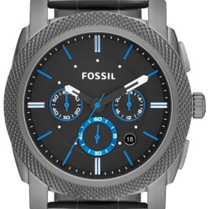 Fossil Herrklocka FS4931 Machine Svart/Stål Ø45 mm