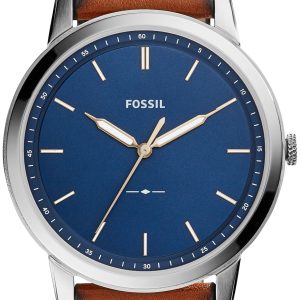 Fossil Herrklocka FS5304 Blå/Läder Ø44 mm