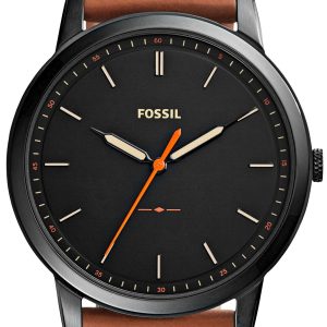 Fossil Herrklocka FS5305 The Minimalist Svart/Läder Ø44 mm