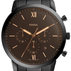 Fossil Herrklocka FS5525 Neutra Chrono Brun/Stål Ø44 mm