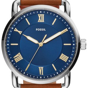 Fossil Herrklocka FS5661 Copeland Blå/Läder Ø42 mm