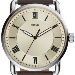 Fossil Herrklocka FS5663 Copeland Champagnefärgad/Läder Ø42 mm