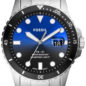 Fossil Herrklocka FS5668 FB-01 Blå/Stål Ø42 mm