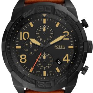 Fossil Herrklocka FS5714 Bronson Svart/Läder Ø50 mm