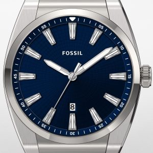 Fossil Herrklocka FS5822 Everett 3 Blå/Stål Ø42 mm