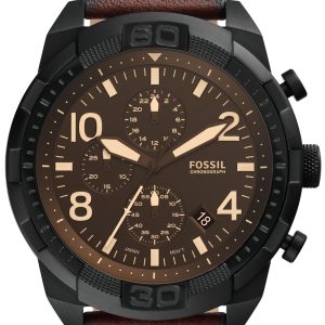 Fossil Herrklocka FS5875 Bronson Svart/Läder Ø50 mm