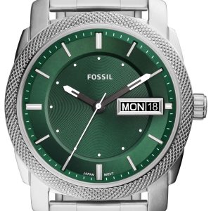 Fossil Herrklocka FS5899 Machine Grön/Stål Ø42 mm