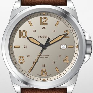 Fossil Herrklocka FS5919 Bronson Antikvit/Läder Ø40 mm