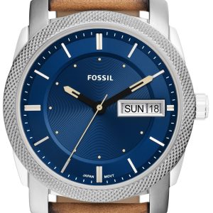 Fossil Herrklocka FS5920 Machine Blå/Läder Ø42 mm