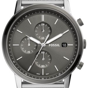 Fossil Herrklocka FS5944 Minimalist Grå/Stål Ø42 mm