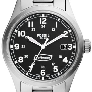 Fossil Herrklocka FS5973 Defender Svart/Stål Ø40 mm