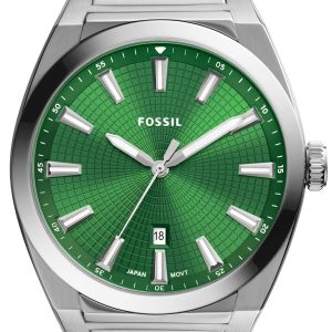 Fossil Herrklocka FS5983 Everett Grön/Stål Ø42 mm