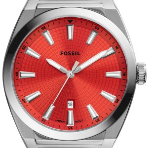 Fossil Herrklocka FS5984 Everett Röd/Stål Ø42 mm