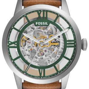 Fossil Herrklocka ME3234 Townsman Grön/Läder Ø44 mm