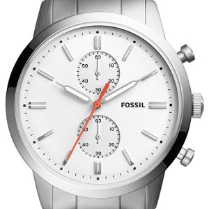 Fossil Townsman Herrklocka FS5346 Vit/Stål Ø44 mm