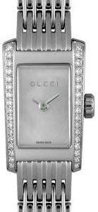 Gucci Damklocka YA086502 Vit/Stål