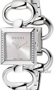 Gucci Damklocka YA120505 Tornabuoni Silverfärgad/Stål 19x19 mm