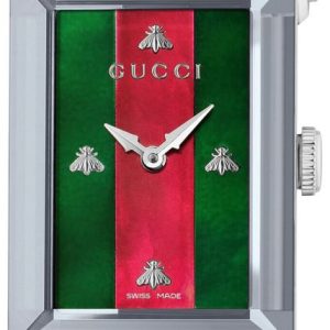 Gucci Damklocka YA147401 G-Frame Flerfärgad/Stål