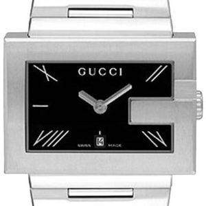 Gucci Herrklocka YA100305 Svart/Stål